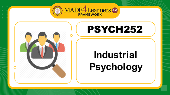 PSYCH252 Industrial Psychology (E4C2)