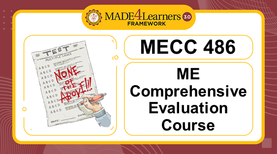 ME Comprehensive Evaluation Course 3