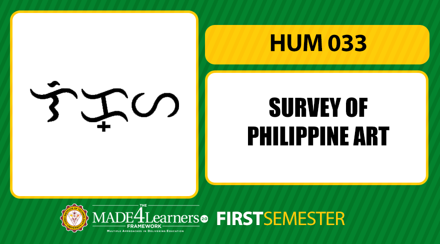 HUM033 Survey of Philippine Arts (D2-C1-AP1-1ST-2223)