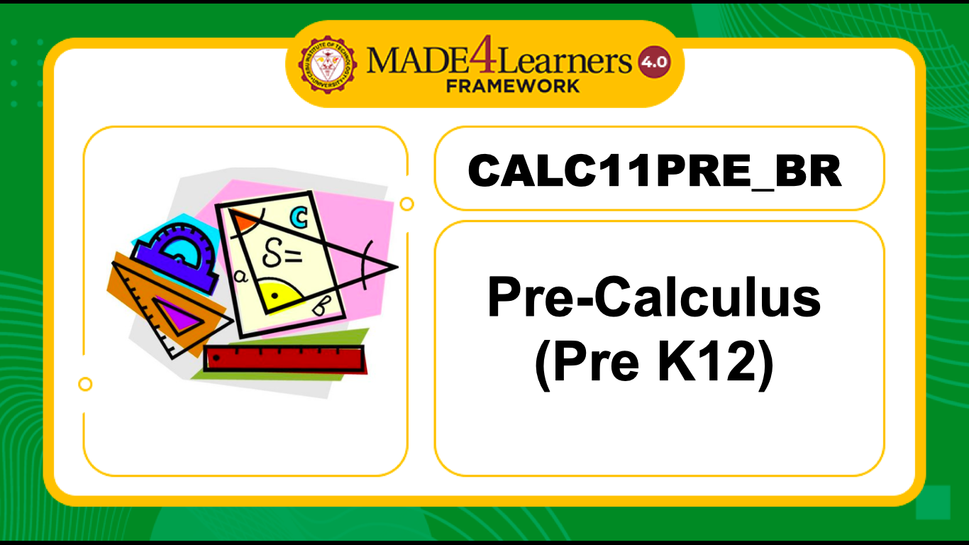 CALC11PRE Pre-Calculus (Pre K12) (BR-BSCS-C1-AP3)