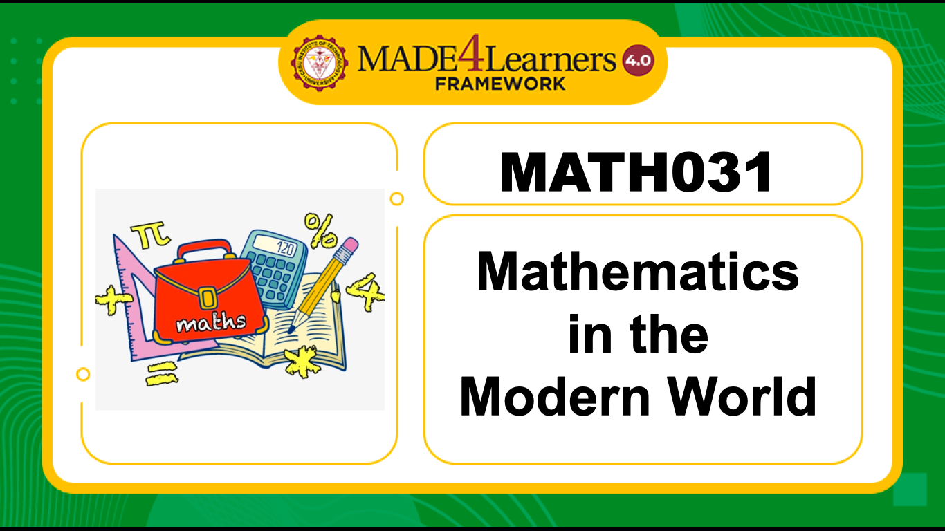 MATH031 Mathematics in the Modern World (V2-C1-AP2)