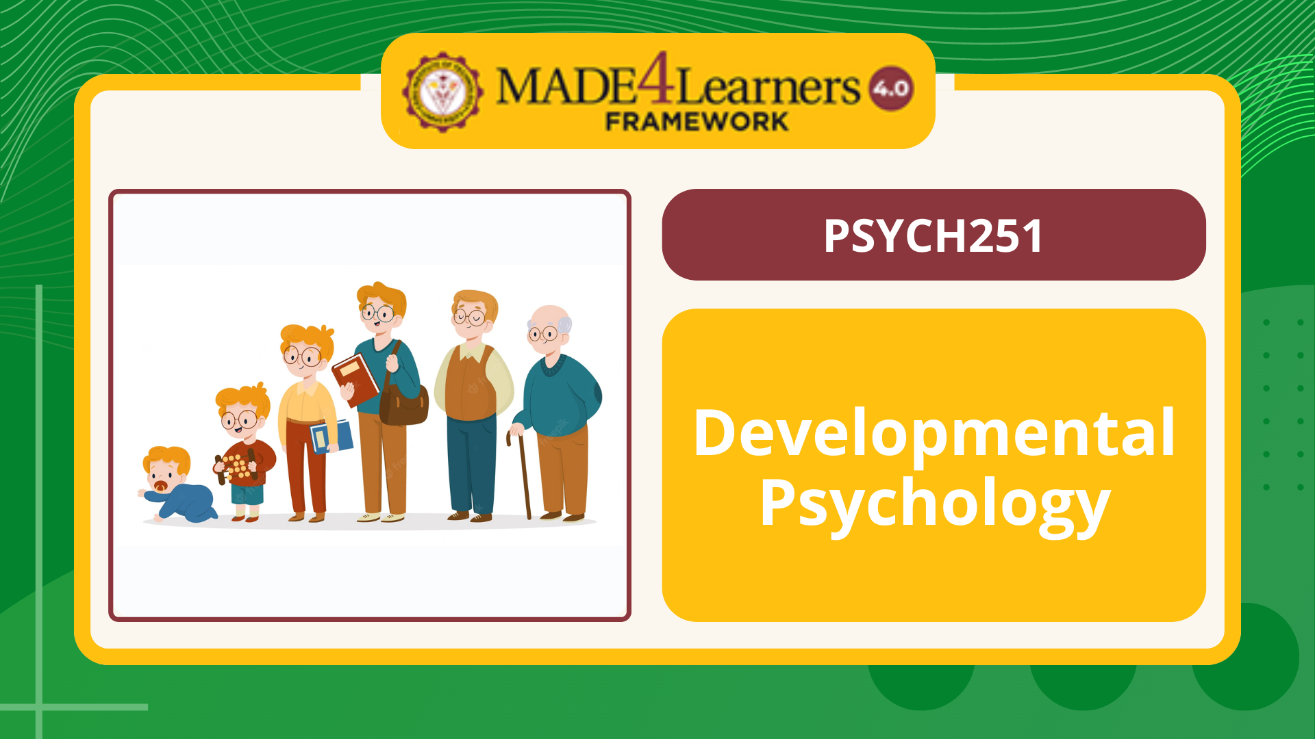 PSYCH251 Developmental Psychology - E1.C1