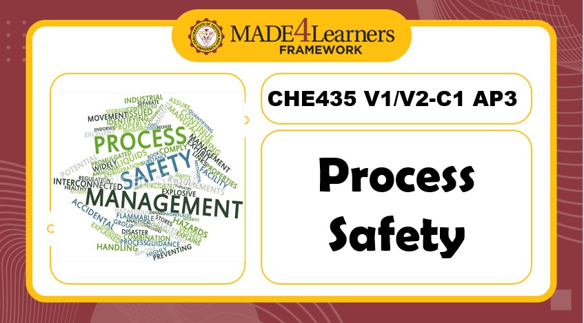 CHE435 Process Safety V1-V2-C1-AP3