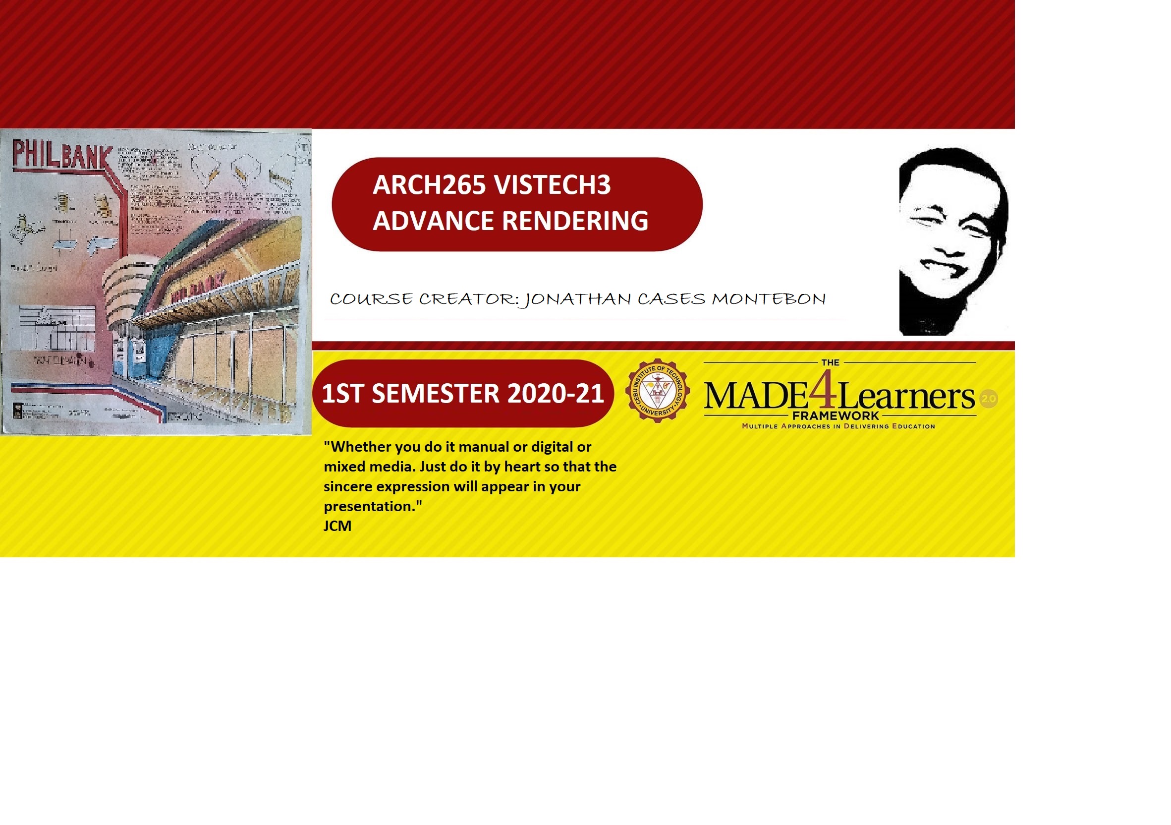 ARCH265: ARCHITECTURAL VISUAL COMMUNICATION 03 - Visual Techniques 3: Advance Rendering