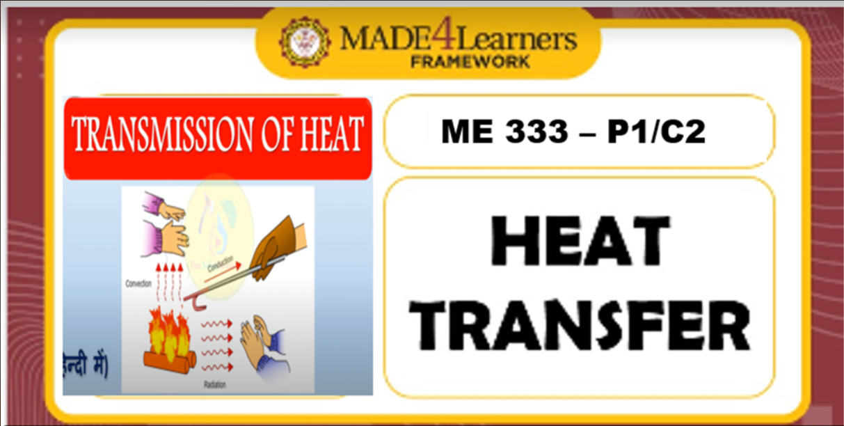  ME 333 P1/C2 HEAT TRANSFER
