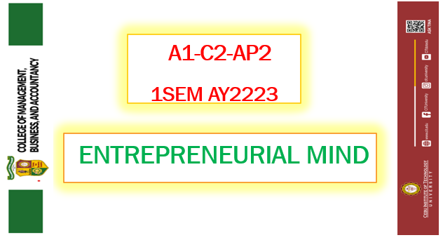 The Entrepreneurial Mind - A1C2				