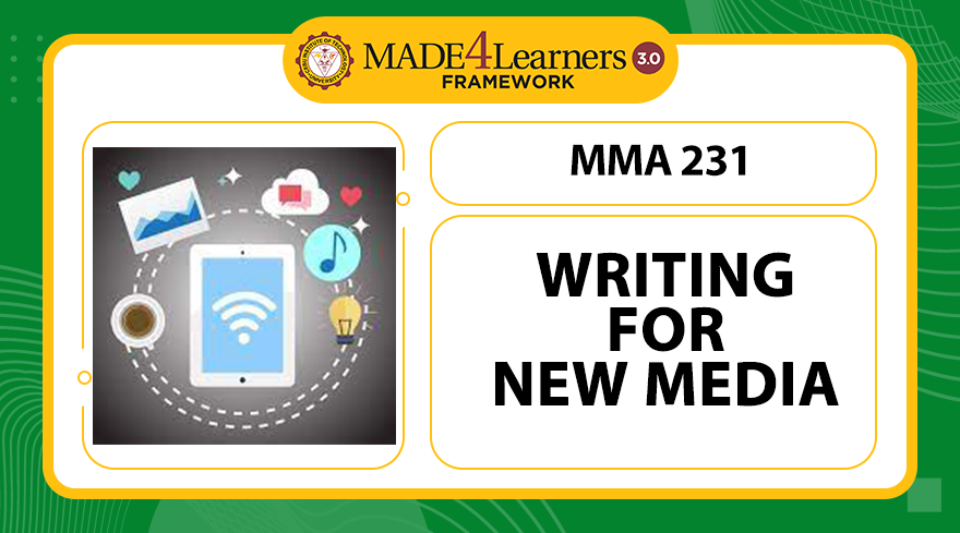 MMA231 Writing for New Media (D2-C2-AP1-1ST-2223)