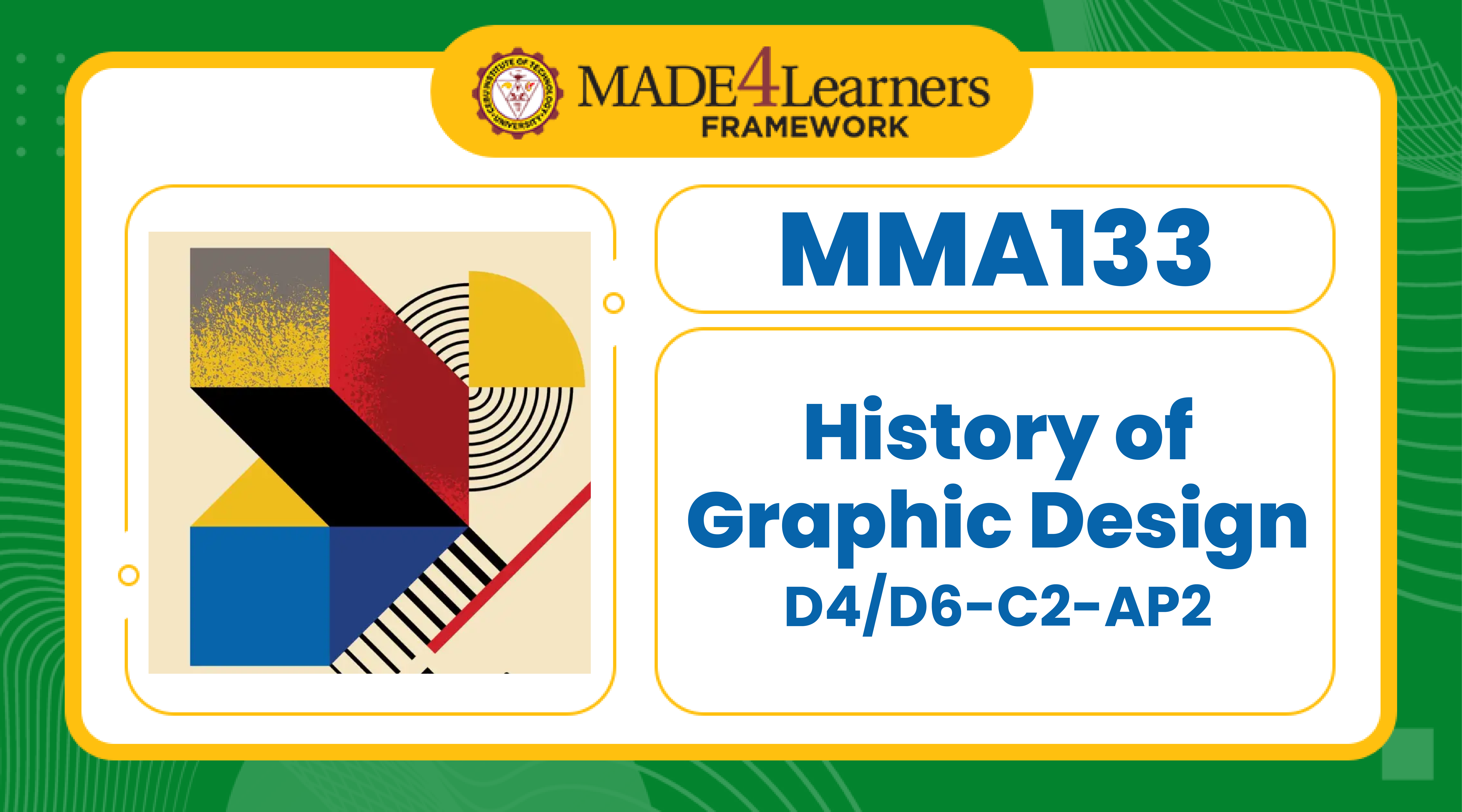 MMA133 History of Graphic Design (D4.D6-C2-AP2-1ST-2223)