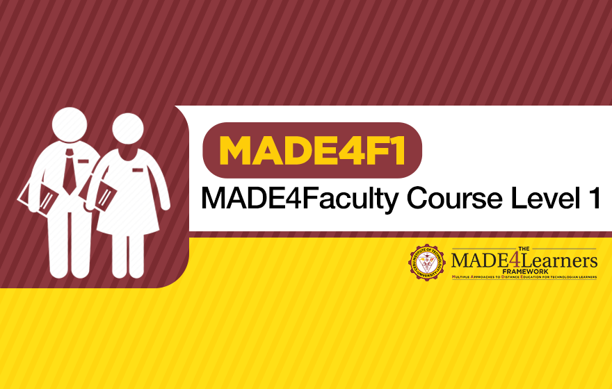 MADE4Faculty Course Level 1