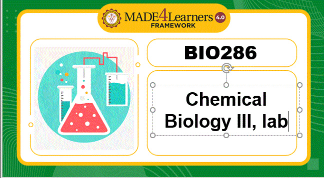 BIO286 Chemical Biology III lab (Biomolecules) E3-AP4