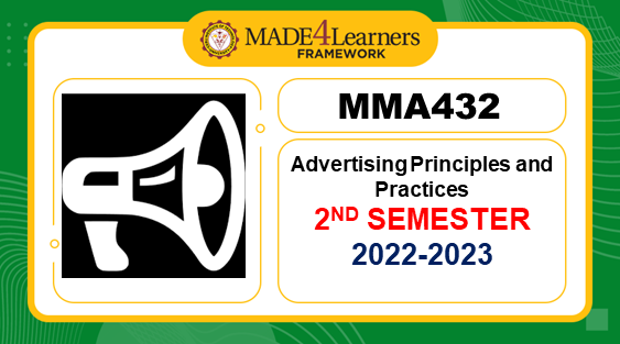 MMA432 Advertising Principles and Practices in the Arts Industry (D2-AP5)