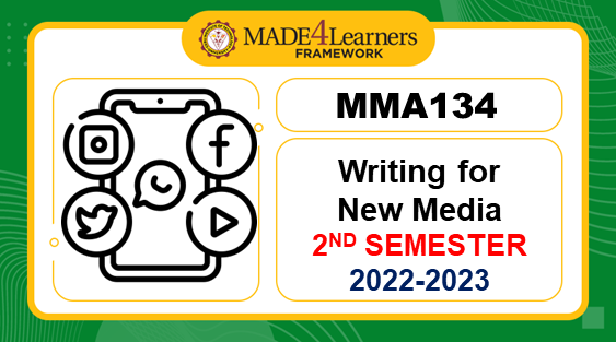MMA134 Writing for New Media (D4.D8-AP5)