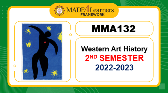 MMA132 Western Art History (D4.D6.D8-AP5)