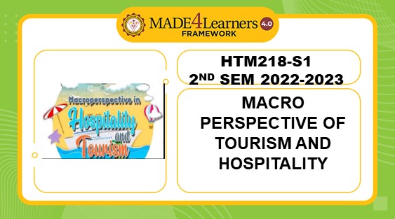 HTM218-S1(AP5): Macro Perspective of Tourism and Hospitality