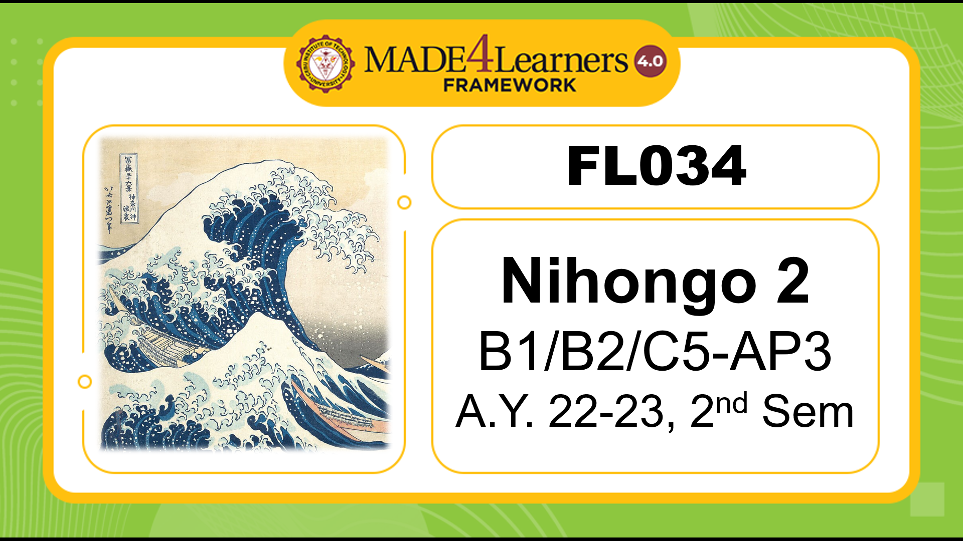 FL034 B1/B2/C5-AP5 Nihongo 2