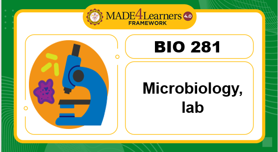 BIO281- Microbiology laboratory(E3-AP4)