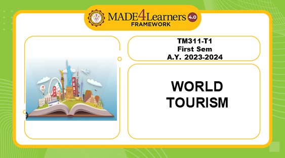 TM311-T1/AP4: World Tourism
