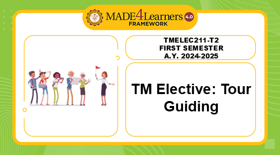 TMELEC211-T2: TM Elective: Tour Guiding