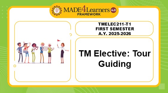 TMELEC211-T1: Tour Guiding (1-2526)