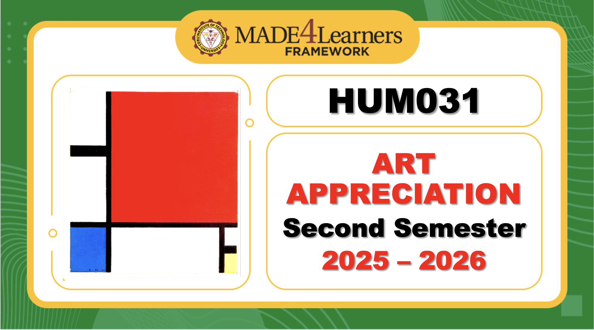 HUM031 ART APPRECIATION 2ND 2526 (CANADA)