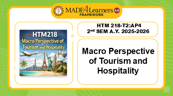 HTM218-T2 Macro Perspective of Tourism and Hospitality