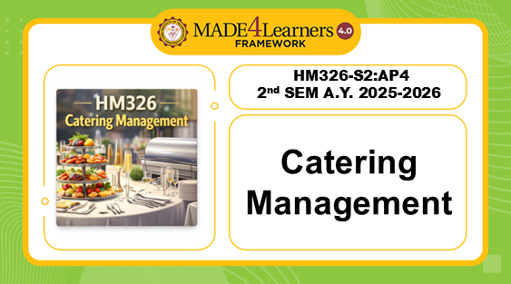 HM326-S2: Catering Management