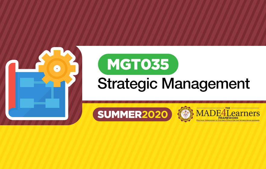 MGT035 Strategic Management (B01-AP1)