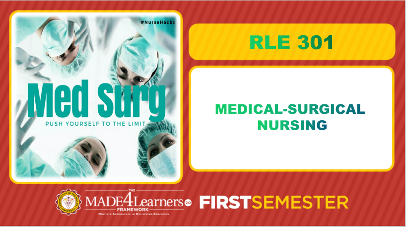 Related Learning Experiences (Medical-Surgical Nursing)