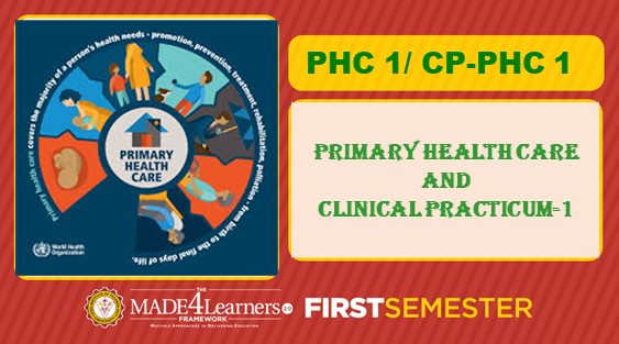 Primary Health Care 1 &amp; Clinical Practicum-1