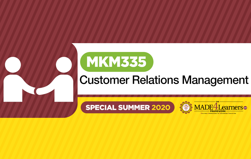 MKM335 Customer Relations Management (B01-AP2)