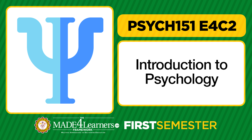 Psych151 Introduction to Psychology E4C2