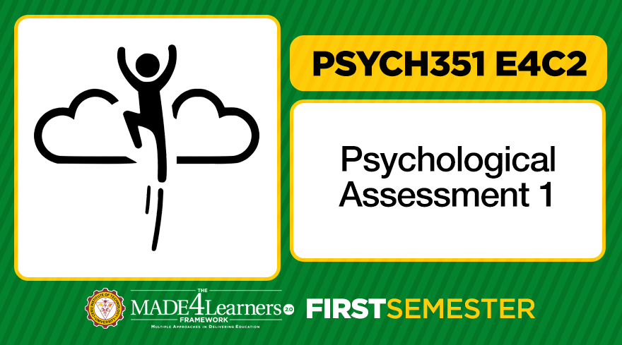 Psych351 Psychological Assessment 1 E4C2