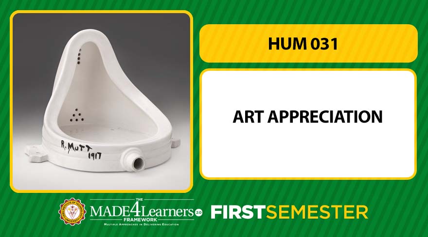 HUM031 Art Appreciation (M8/M10/B6.R6.W1-C1)