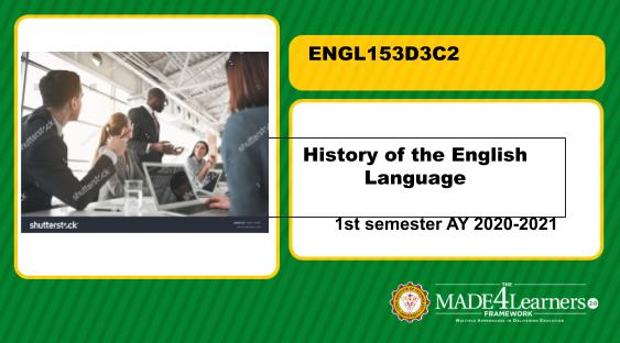 ENGL153 History of the English Language (D3-C2)