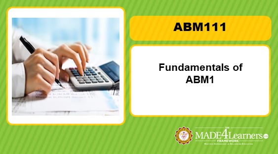 ABM111 Fundamentals of ABM 1 (A01B01/BR-C1)
