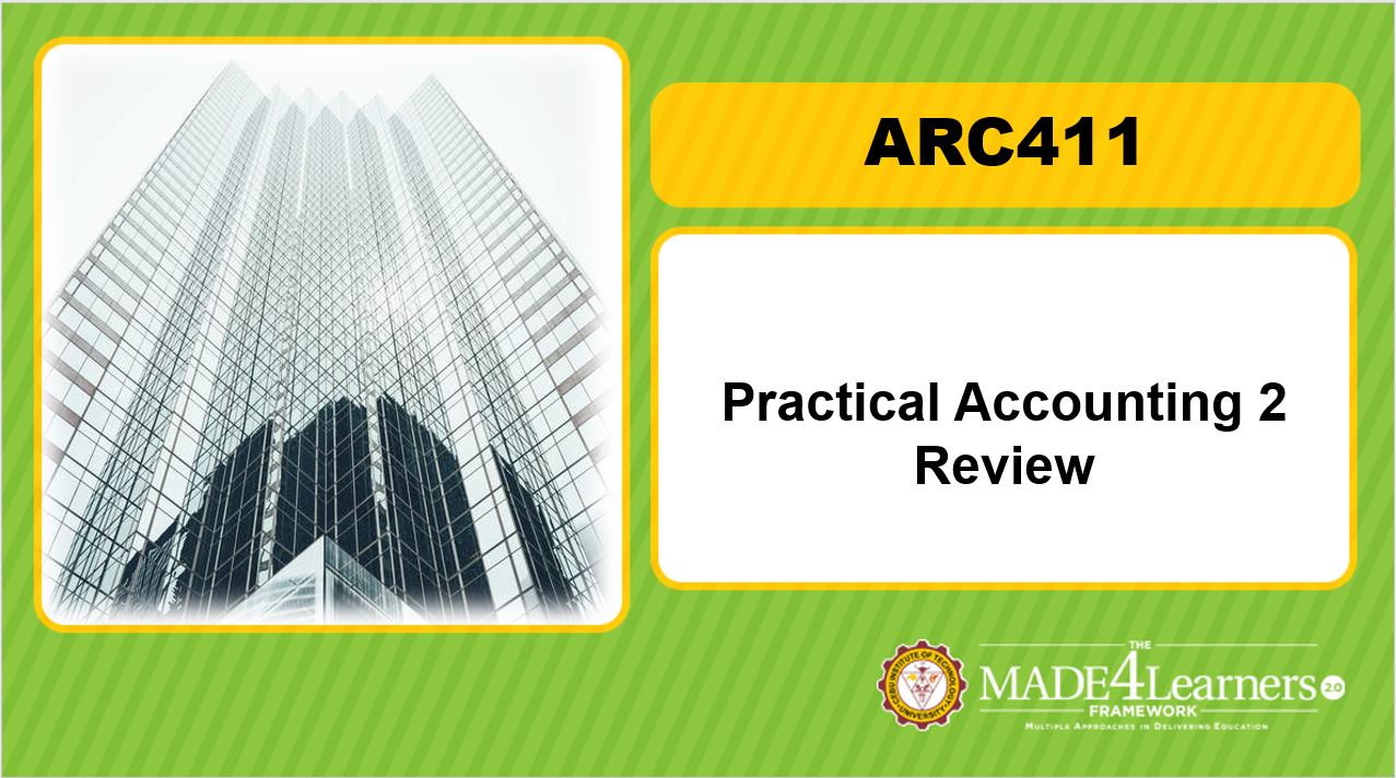 ARC411 Practical Accounting 2 (A01-C1)